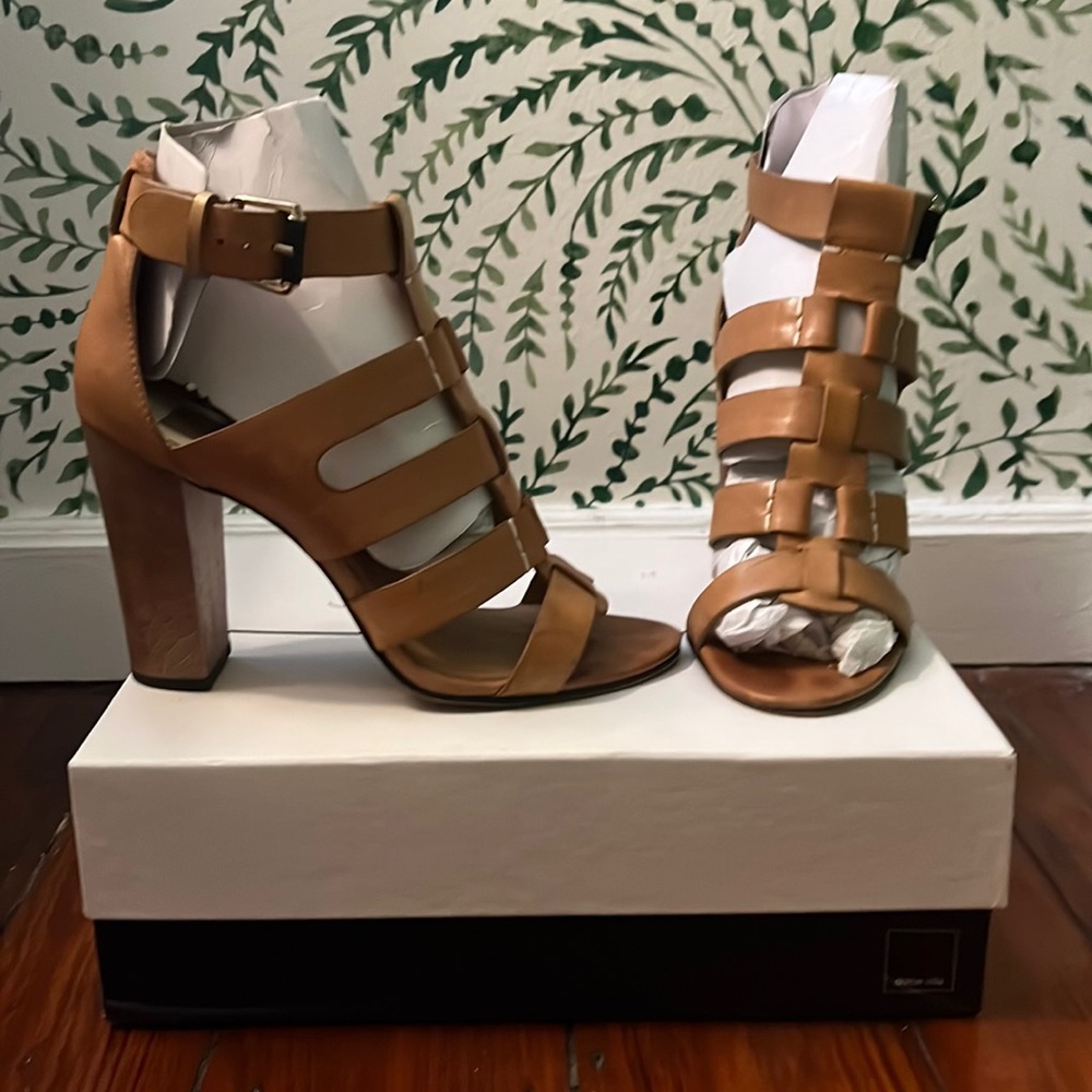Dolce Vita Niro Caramel Gladiator Heel